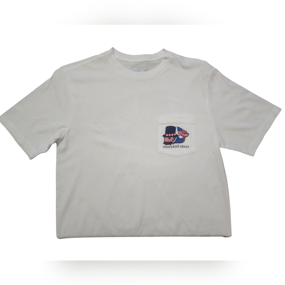 NWOT Vineyard Vines 4th of July Short Sleeve Shirt, Men's XS - Picture 4 of 7